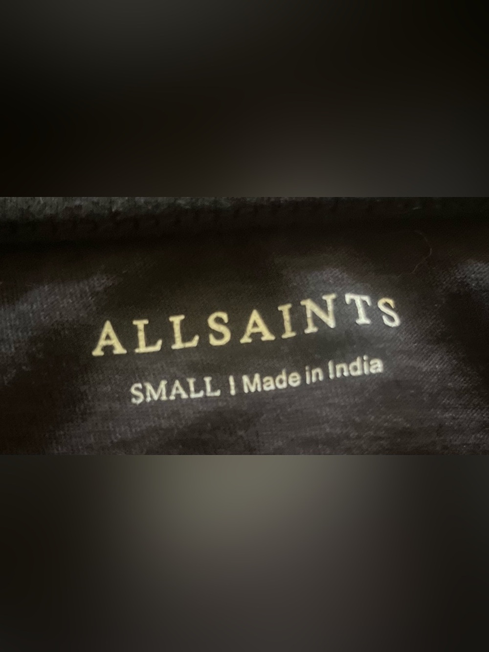 All Saints Black Filgree SS Crew - Picture 3 of 5